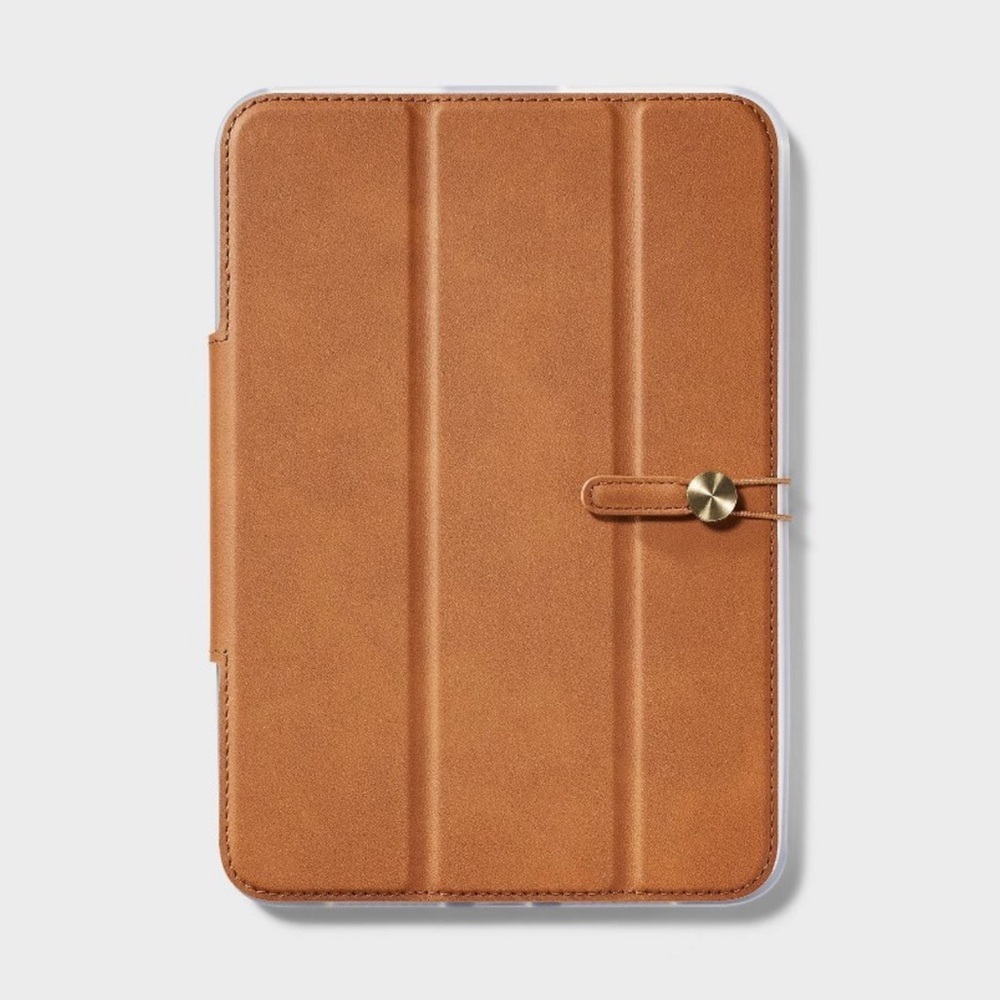 Apple iPad Mini Folio Faux Leather Case - heyday™ Brown 6